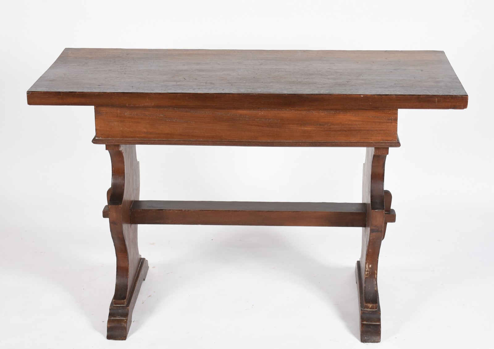 Mesa aparador de madeira nobre com 2 gavetas, estilo colonial... - foto 5 de 5