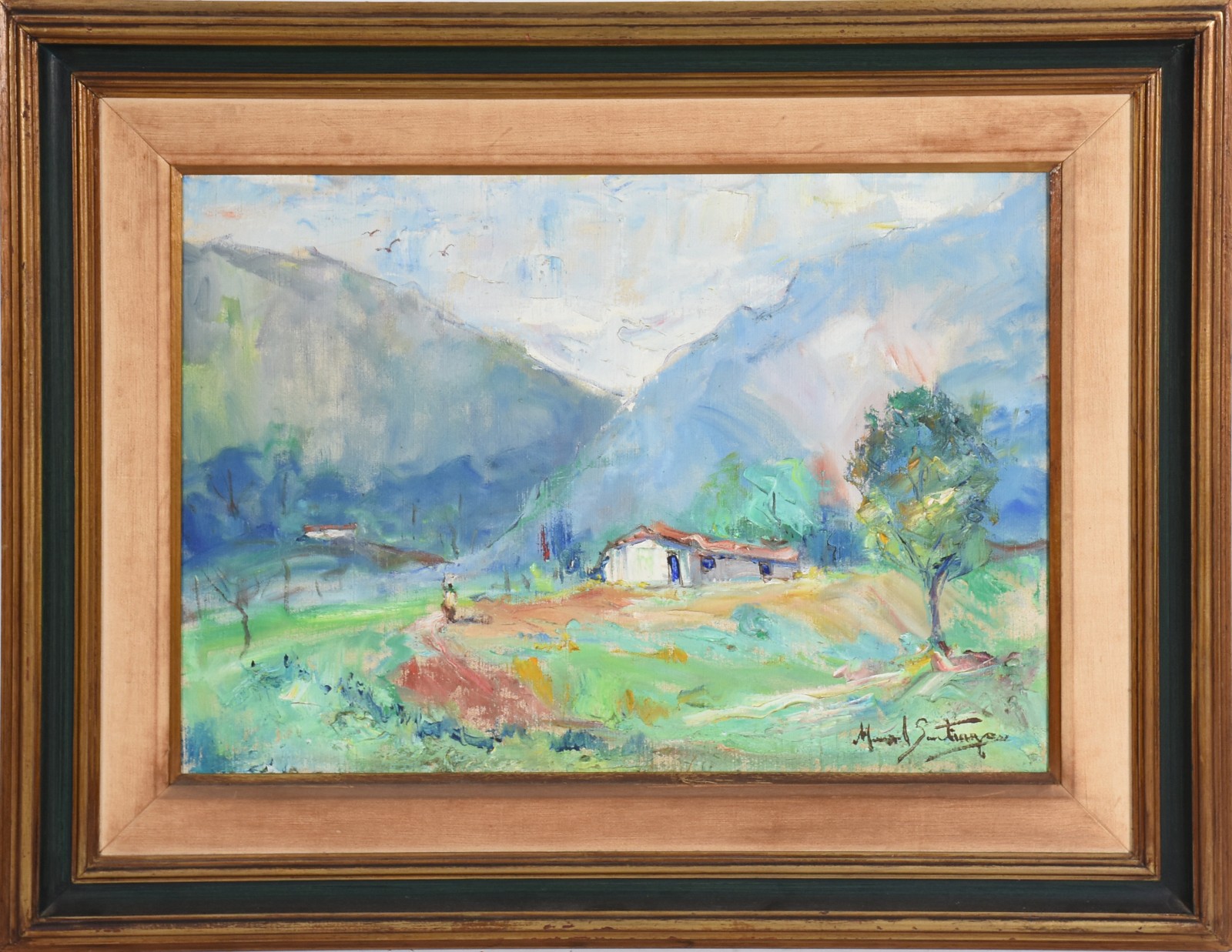 Manoel Santiago (1897-1987), Paisagem com casa - foto 2 de 4