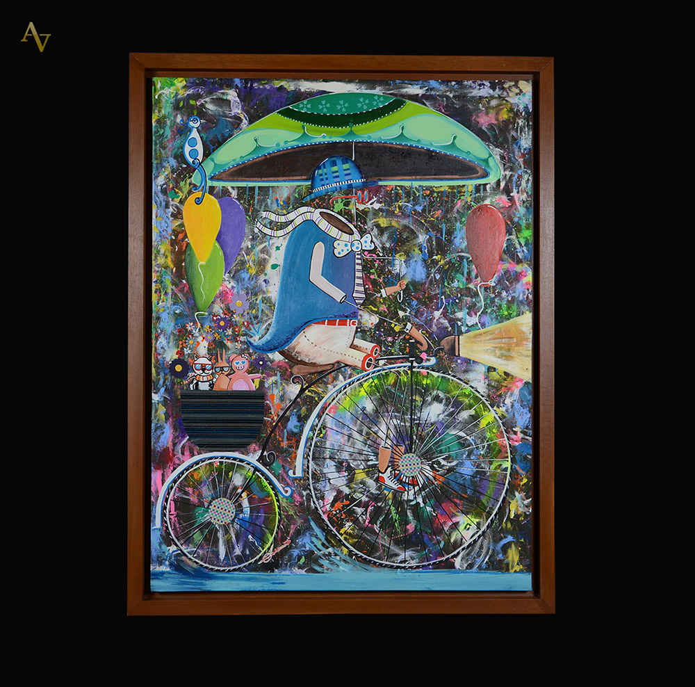 ALEMÃO (Grafiteiro) - Bicicleta - ost - 98 x 134
