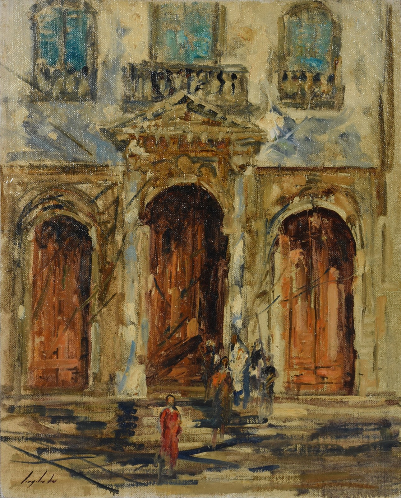 Virgílio Dias (1956), Porta da Igreja - São Francisco de Paula - foto 1 de 3