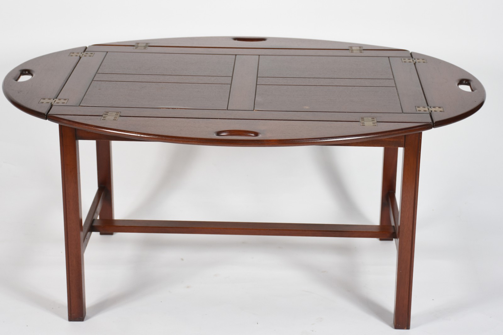 Mesa de centro/bar com abas articuladas, tampo removível, base com... - foto 4 de 5