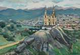 Bustamante Sá (1907-1988), Igreja de Nossa Senh... - Óleo sobre tela.