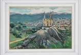 Bustamante Sá (1907-1988), Igreja de Nossa Senh... - Óleo sobre tela.