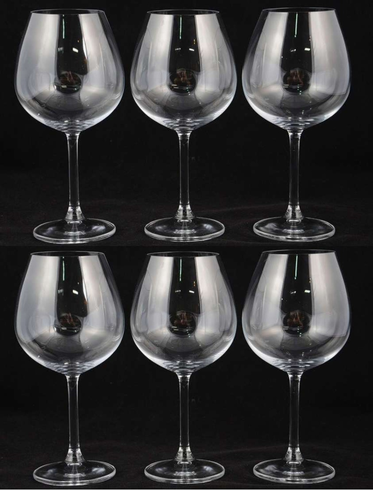 Seis taças de cristal feitio ballon, 650 ml. - foto 2 de 2