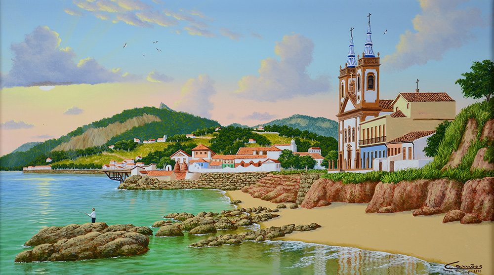EDUARDO CAMÕES - Paisagem - OST - 70 x 40 - foto 1 de 2