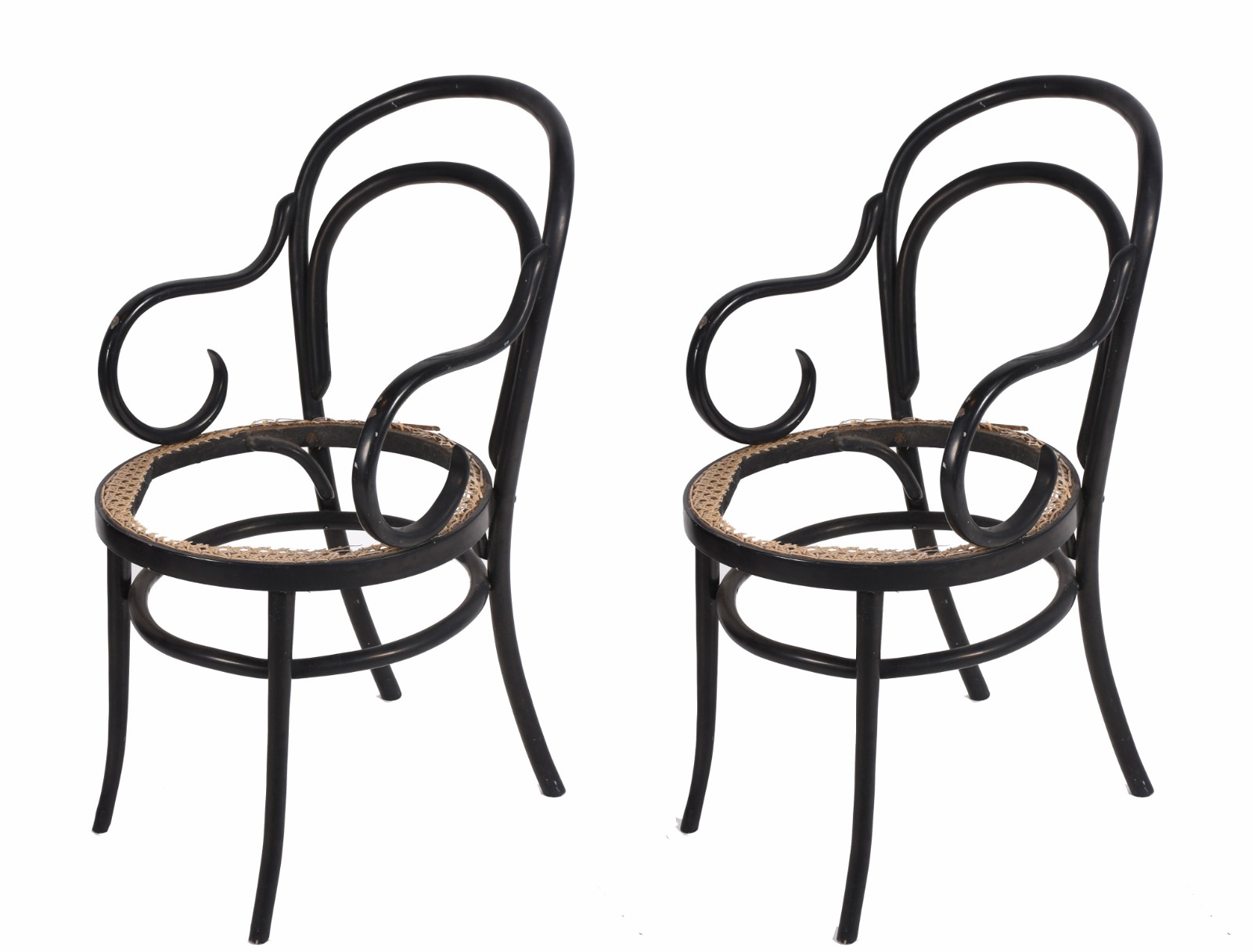 Duas estrutura de Poltrona Thonet para receber palhinha. - foto 1 de 4