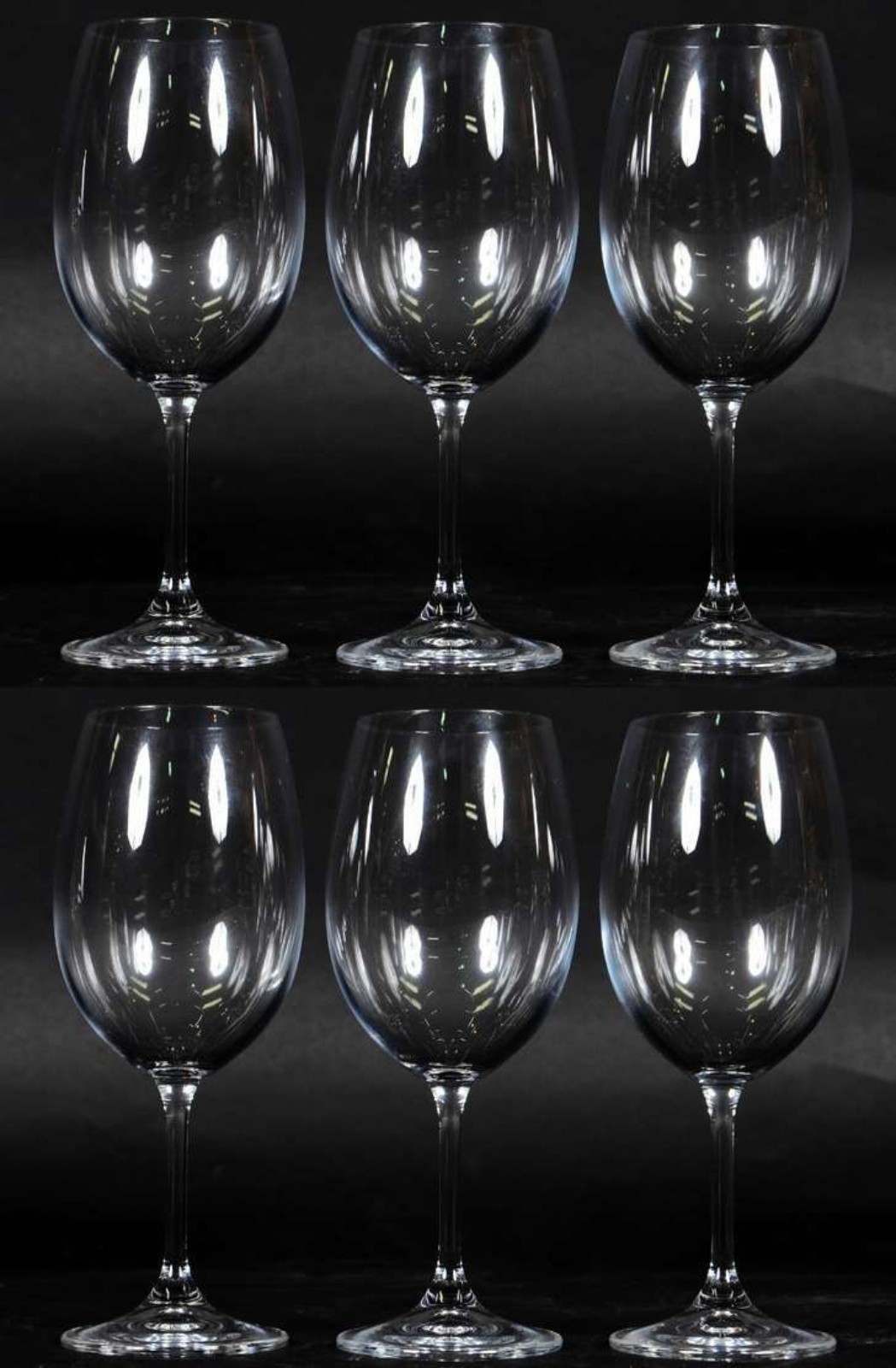 Seis cálices de cristal para vinho, 430 ml. - foto 1 de 2