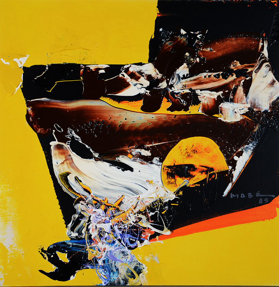 MANABU MABE (1924 /1997)- Abstrato - ost - 51 x 51 - datado 1985 no... - foto 1 de 3
