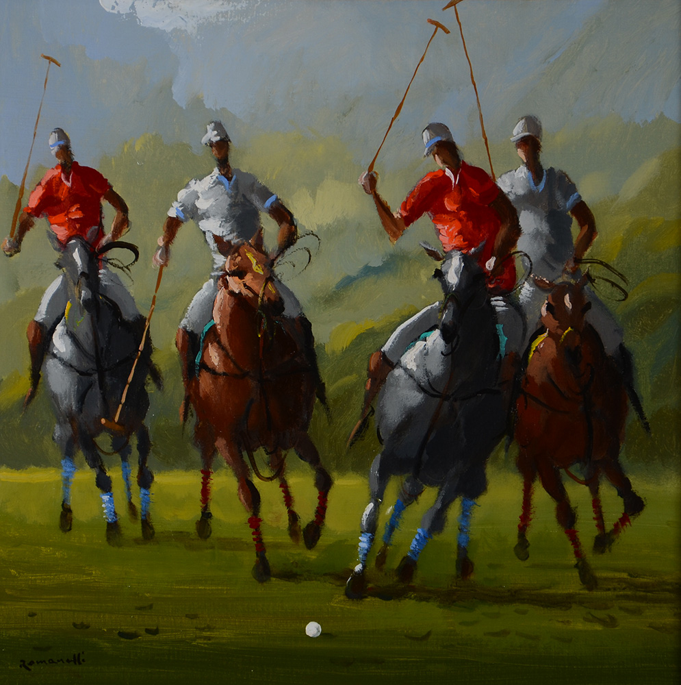 ROMANELLI - Jogo de Polo - OST - 60 x 60 - foto 1 de 2