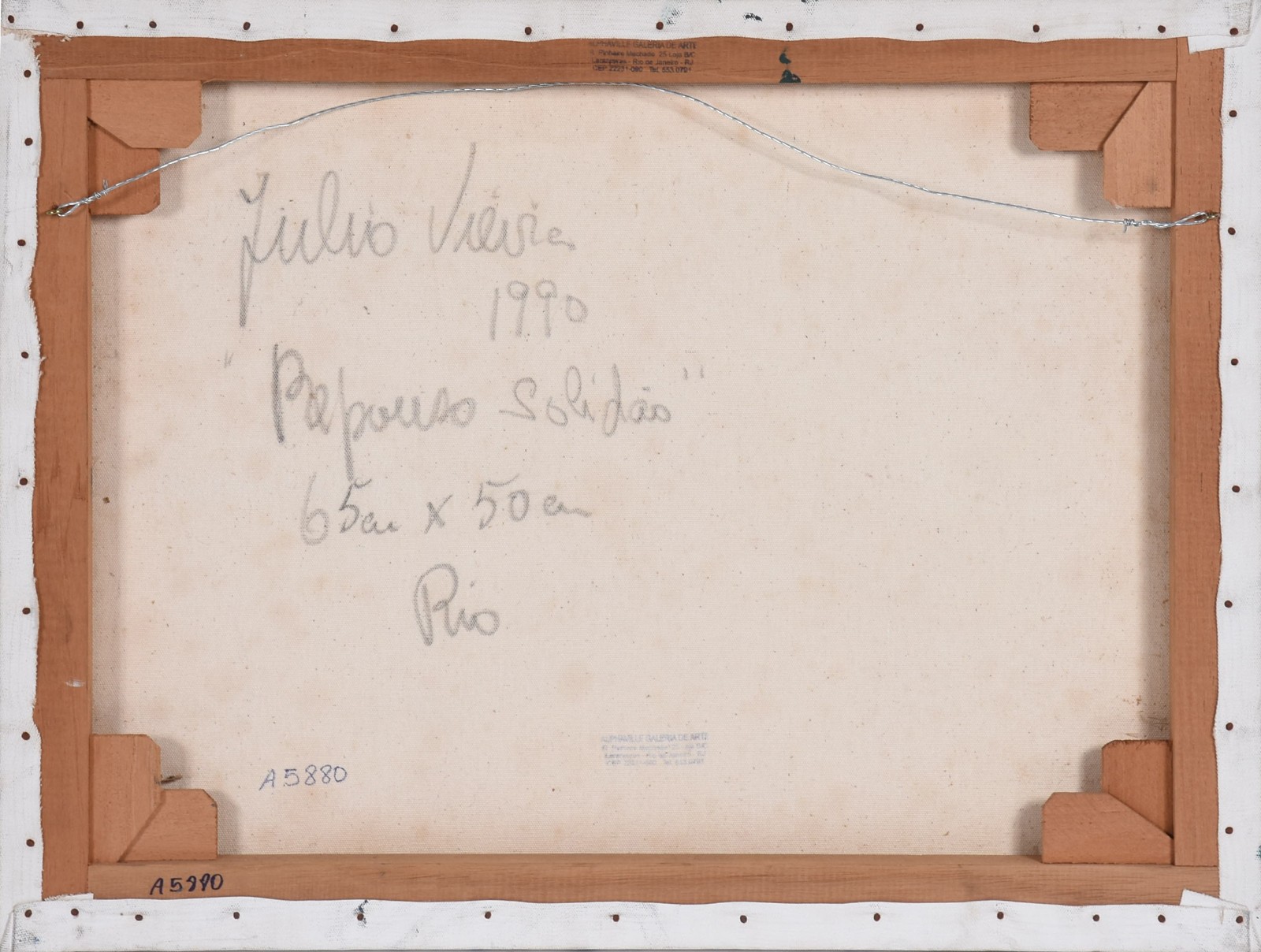 Júlio Vieira (1933-1999), Repouso Solidão - foto 3 de 3