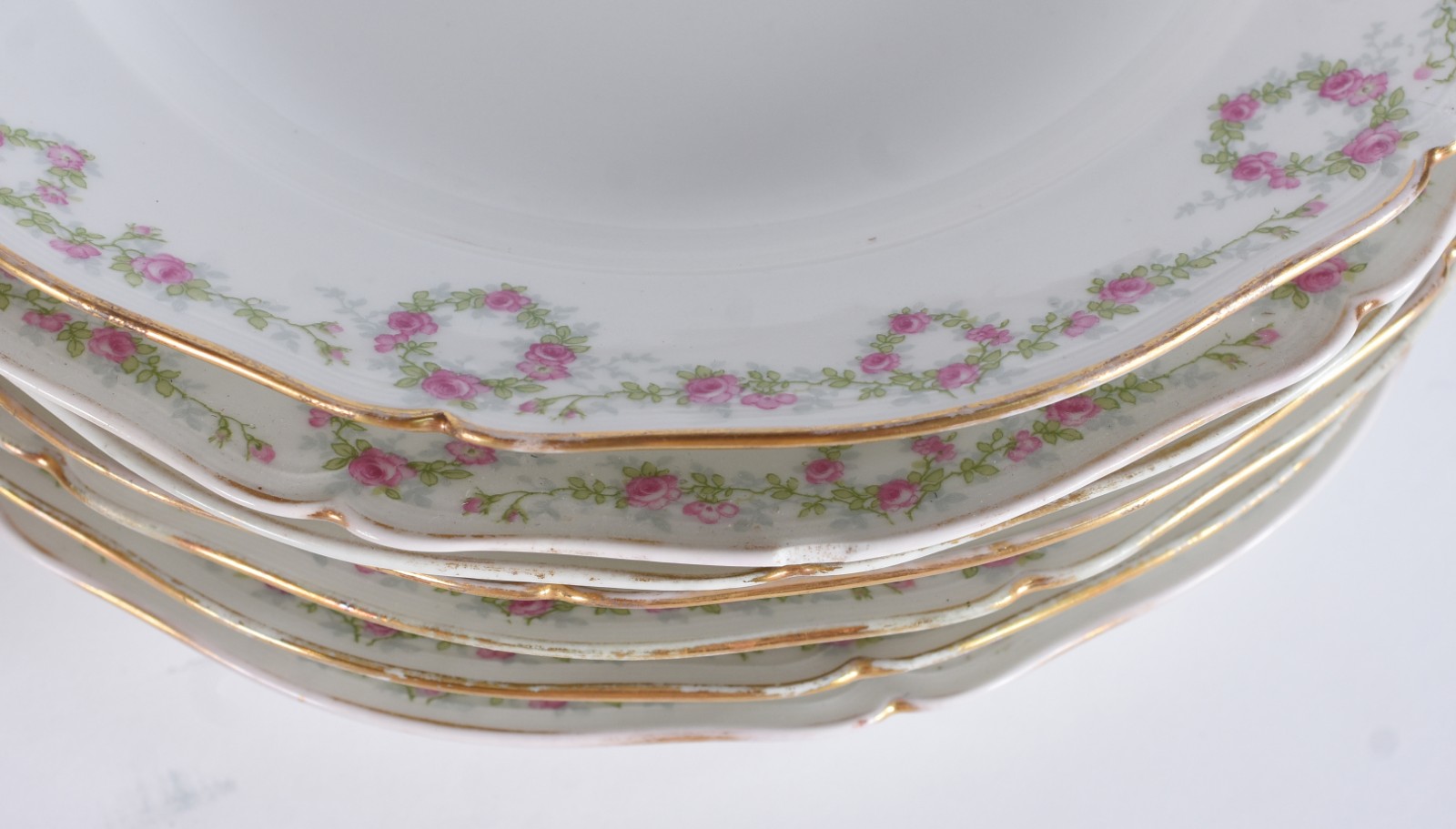 Aparelho de jantar de porcelana francesa E.Bourgeois, Deposée, na cor... - foto 7 de 7