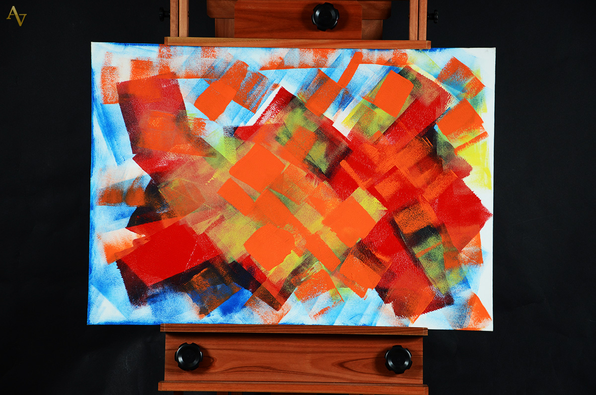 LUCIA PRATES - Abstrato - OST - 70 x 100 - foto 2 de 2