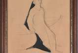 Newton Rezende (1912-1994), Figura Masculina co... - Desenho. Datado 1953.