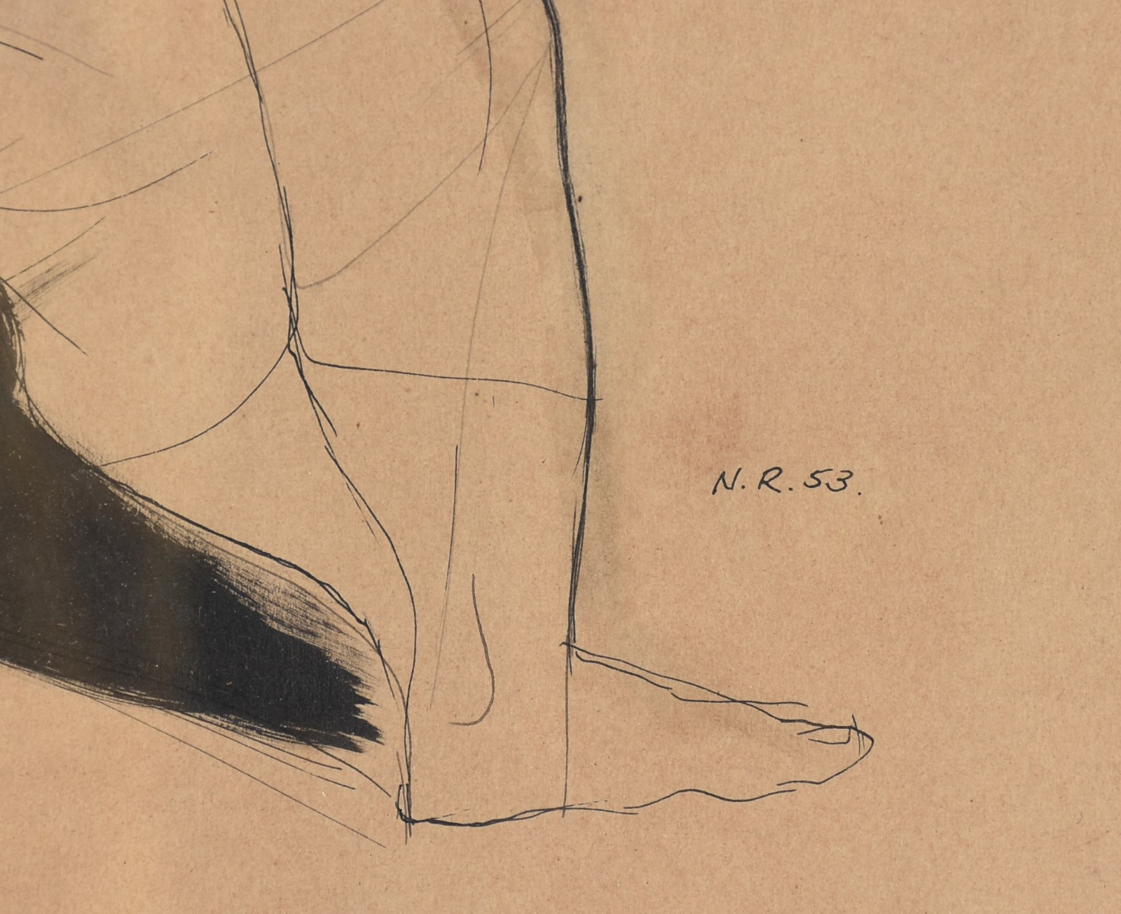 Newton Rezende (1912-1994), Figura Masculina com Barco - foto 3 de 4
