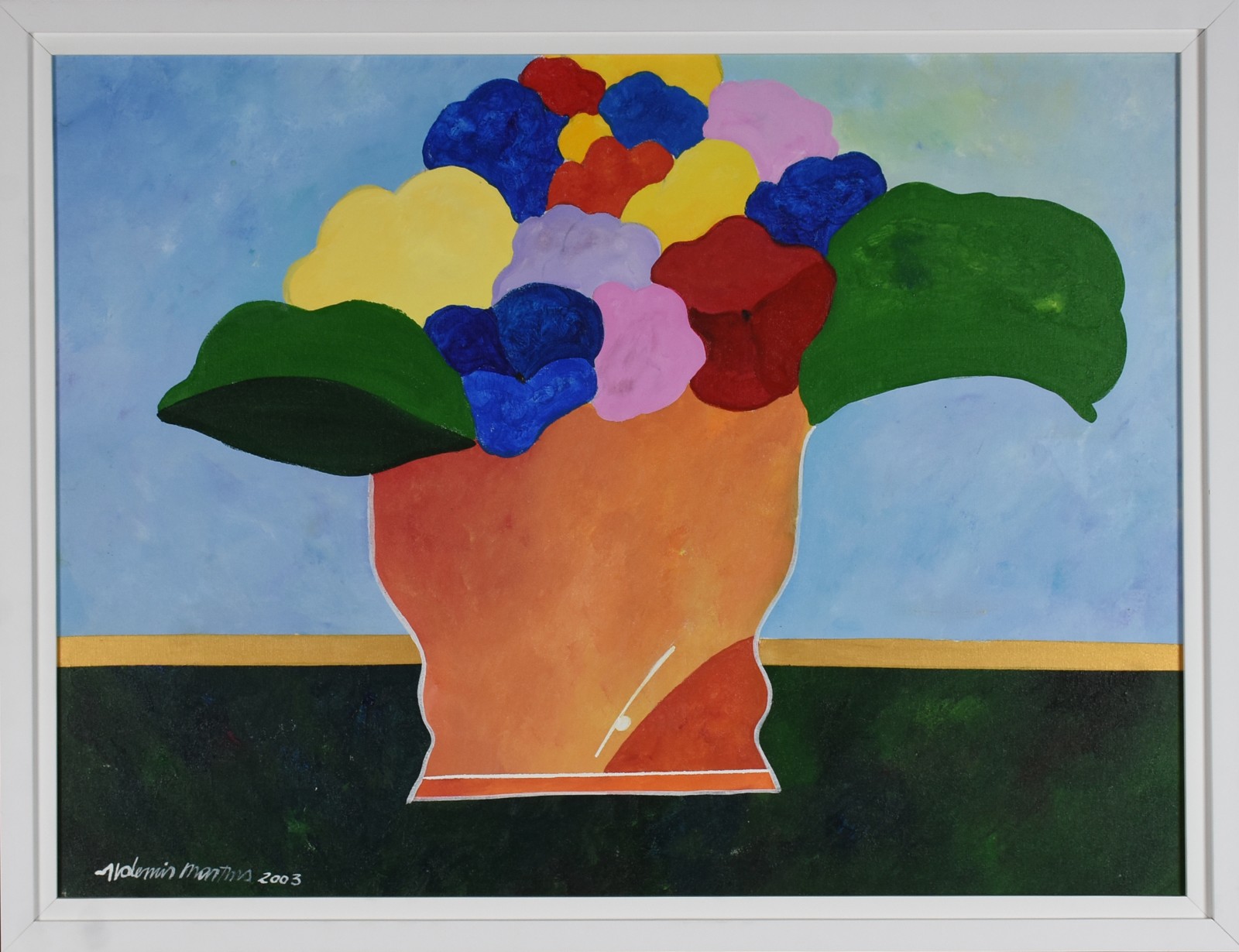 Aldemir Martins (1922-2006), Vaso de Flores - foto 2 de 4