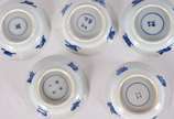 Conjunto com 7 peças de porcelana chinesa(algun... - Conjunto com 7 peças de porcelana chinesa(alguns com fio de cabelo).