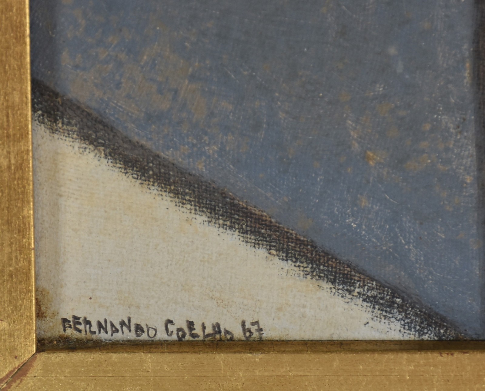 Óleo sobre tela - datado 1967. - foto 3 de 4