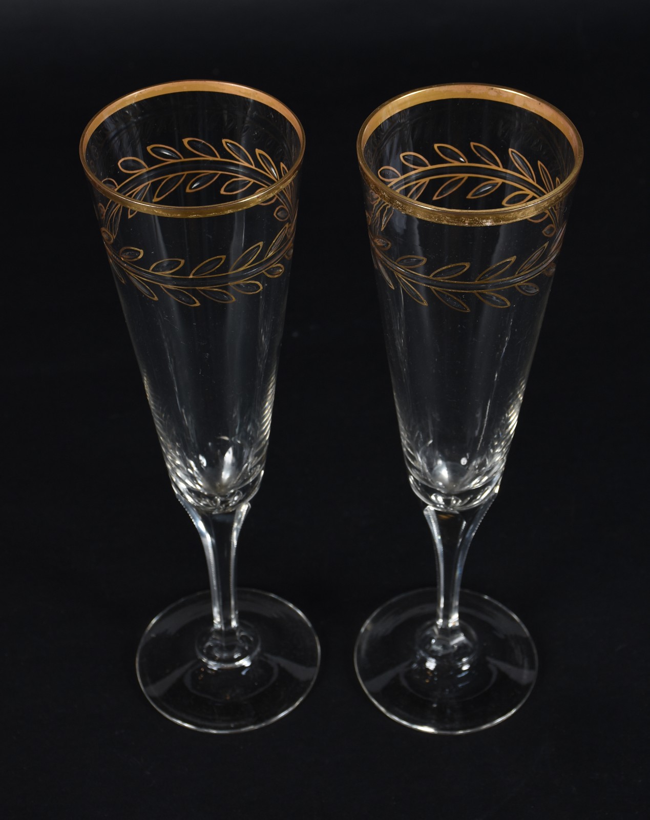 Duas grandes taças de cristal. - foto 2 de 3