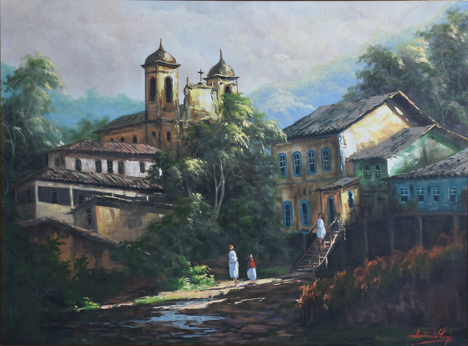 Benedito Luizi (1933-2010), Igreja Antônio Dias - Ouro Preto - foto 1 de 4