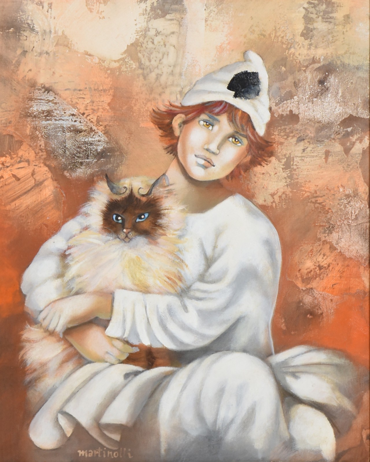 Sérgio Martinolli (1938), Menino com Gato - foto 1 de 4