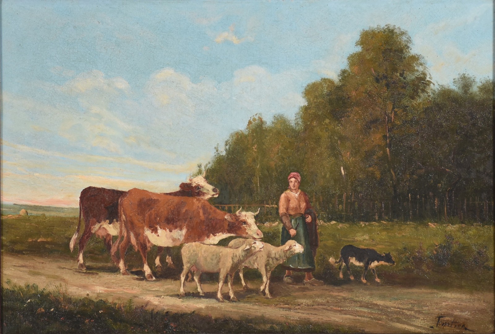 Escola europeia, Cena Rural - foto 1 de 5