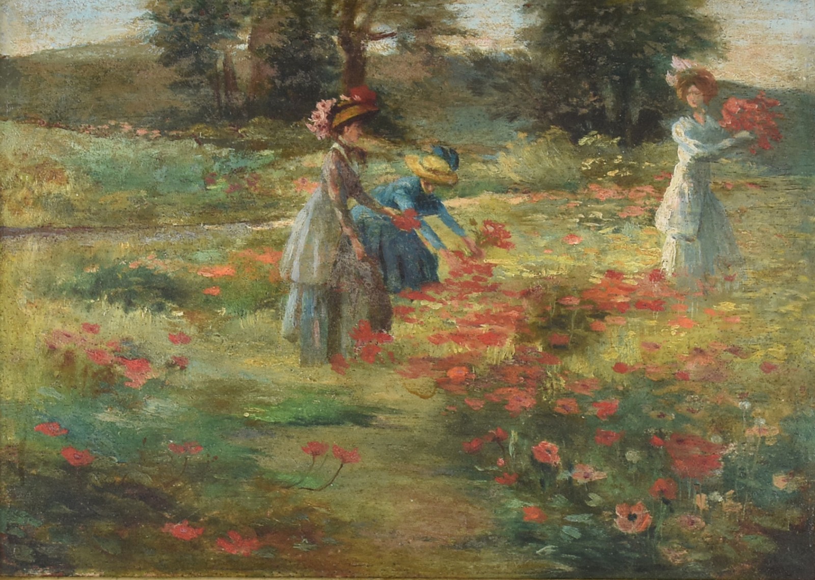 Óleo sobre madeira - datado 1912. - foto 1 de 4