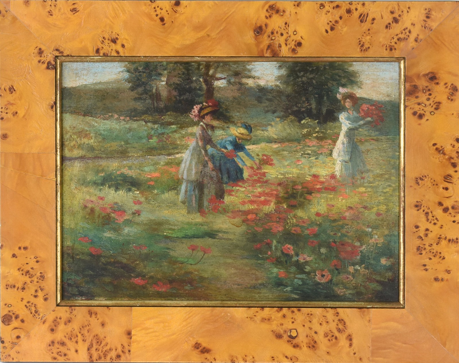Óleo sobre madeira - datado 1912. - foto 2 de 4