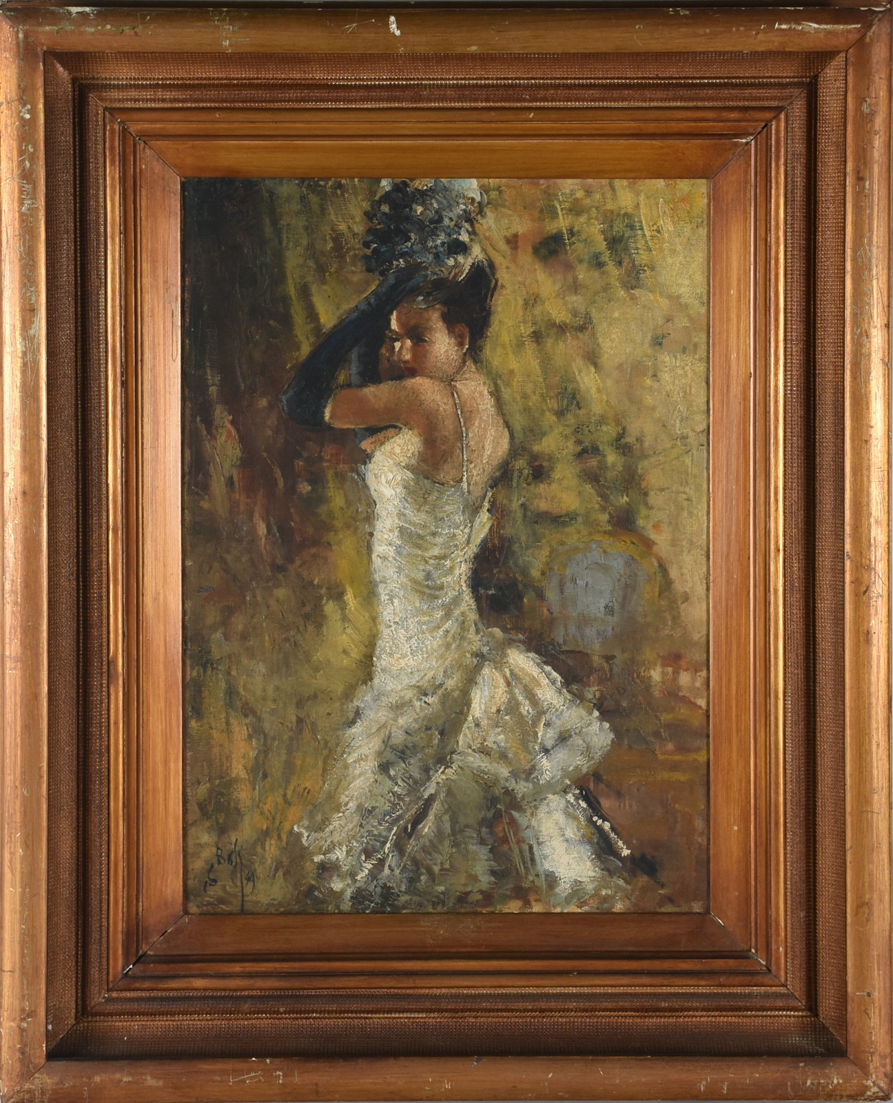 Óleo sobre tela. - foto 2 de 4