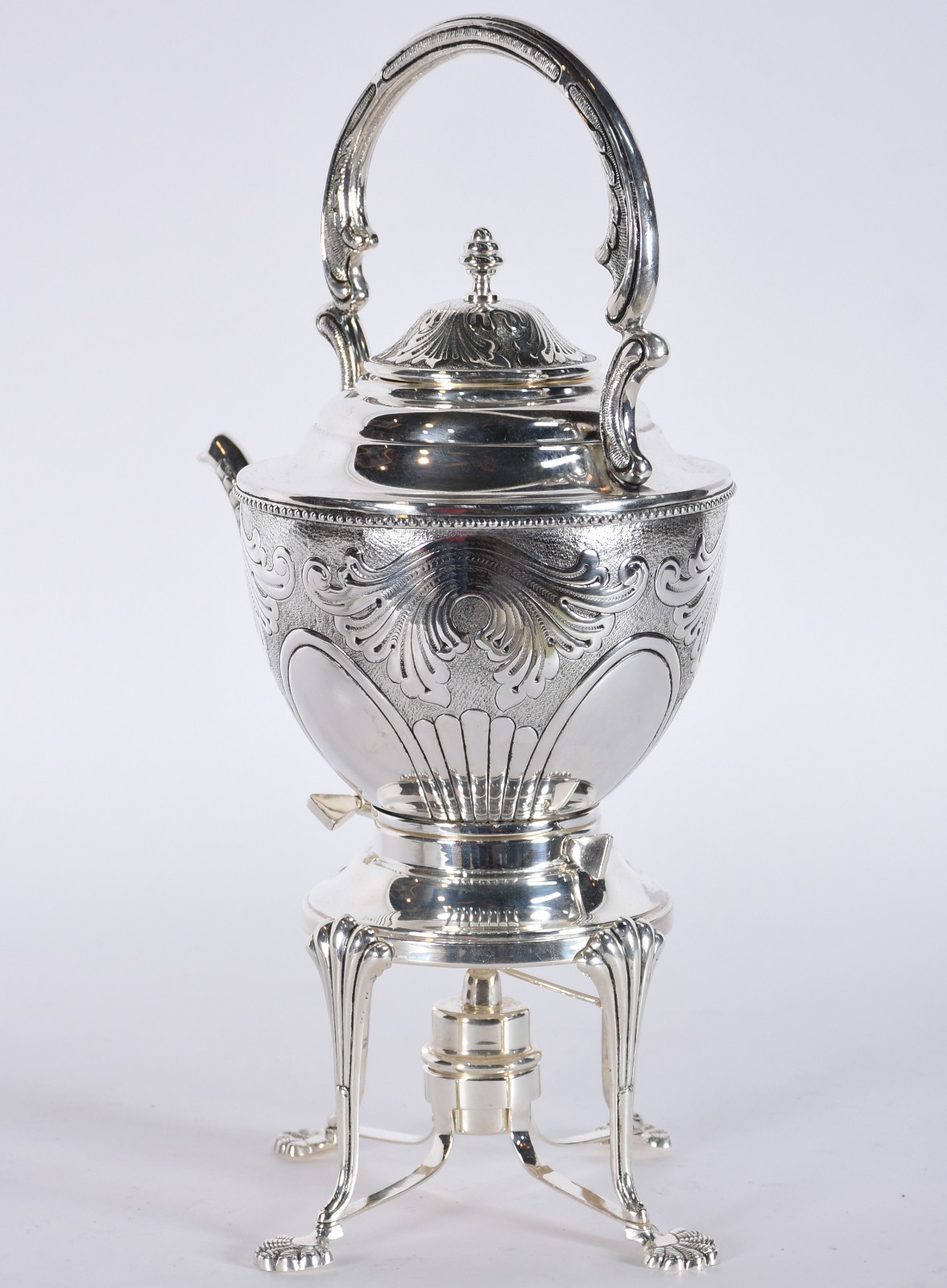 Samovar de metal prateado estilo ingles. - foto 3 de 3