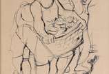 Newton Rezende (1912-1994),  - Desenho - datado 54.