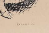 Newton Rezende (1912-1994),  - Desenho - datado 54.