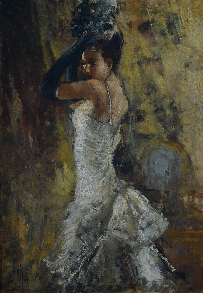 BASSI - Figura Feminina - OST - 50 x 34 - foto 1 de 2