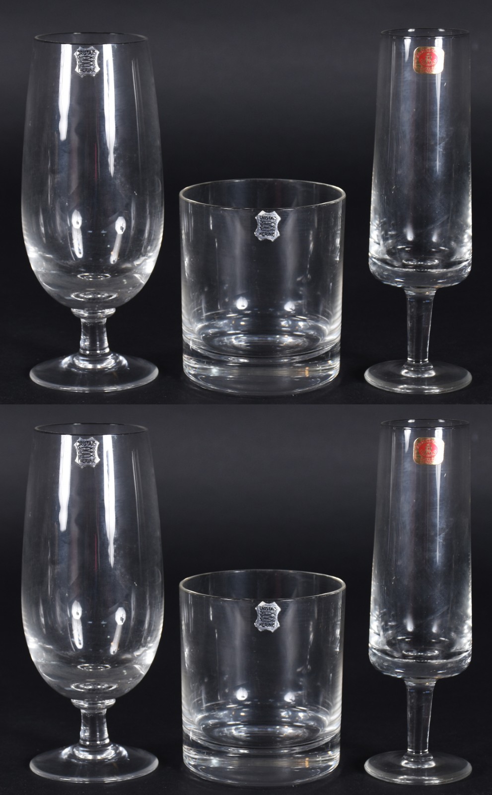 Serviço de cristal composto de: 12 para champagne, 18 para Whisky, 12... - foto 1 de 5