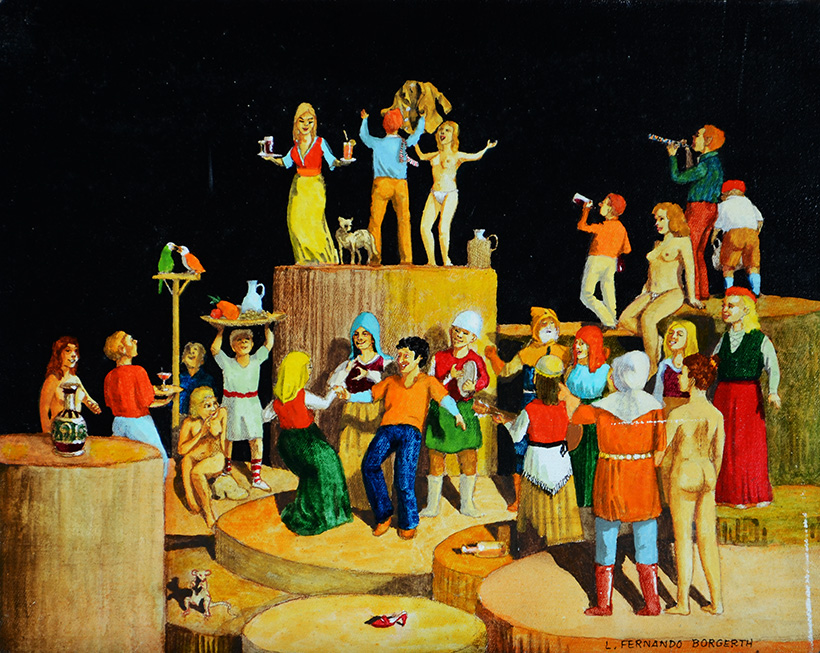 BORGERTH - Ritmo de festa - OSTCE - 19 x 24 - 1997 - foto 1 de 2