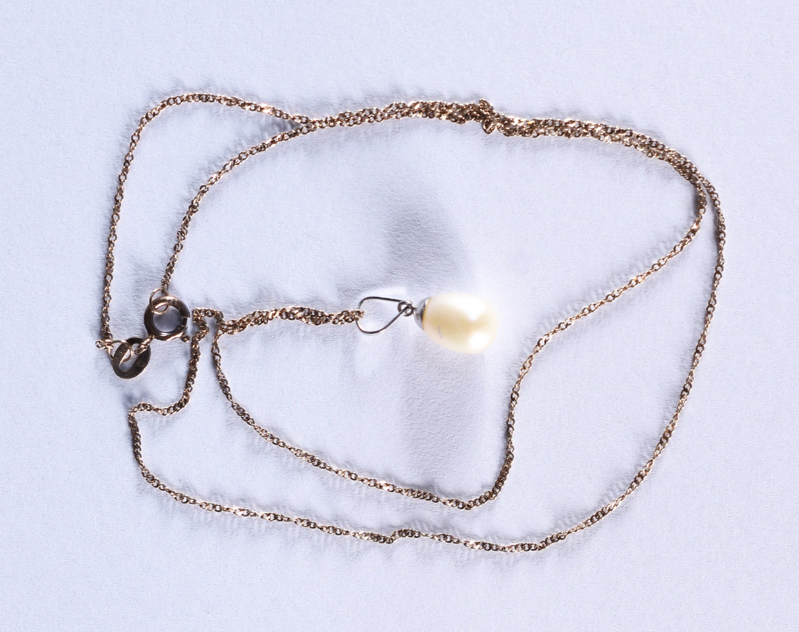 Colar de ouro 18k, pendente com pérola. (Por motivos de segurança a... - foto 4 de 4