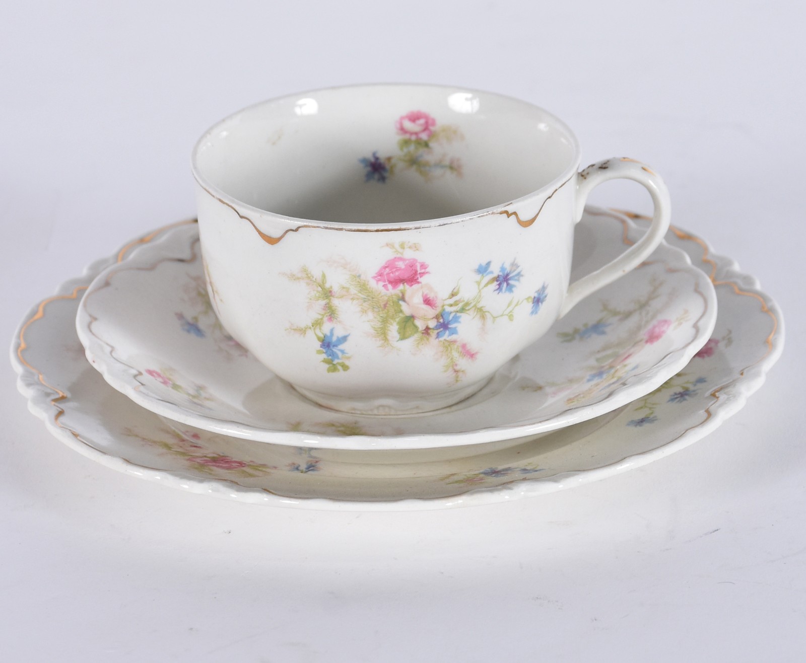 Parte de serviço de porcelana inglesa Johnson Bros England branca com... - foto 2 de 4