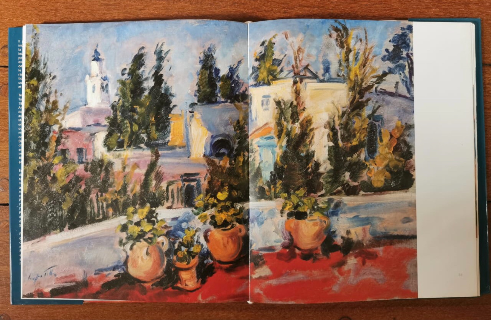  Sérgio Telles (1936-2022), Terraço com Gerânios no Atelier em Sidibou - Said - Tunísia - foto 6 de 6