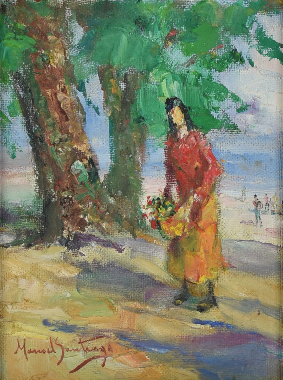 Manoel Santiago (1897-1987), Figura e Paisagem - foto 1 de 4