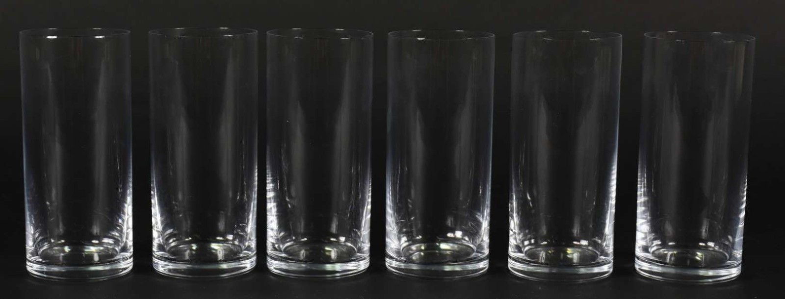 Seis copos de cristal da bohemia para long drink 350 ml. - foto 1 de 2