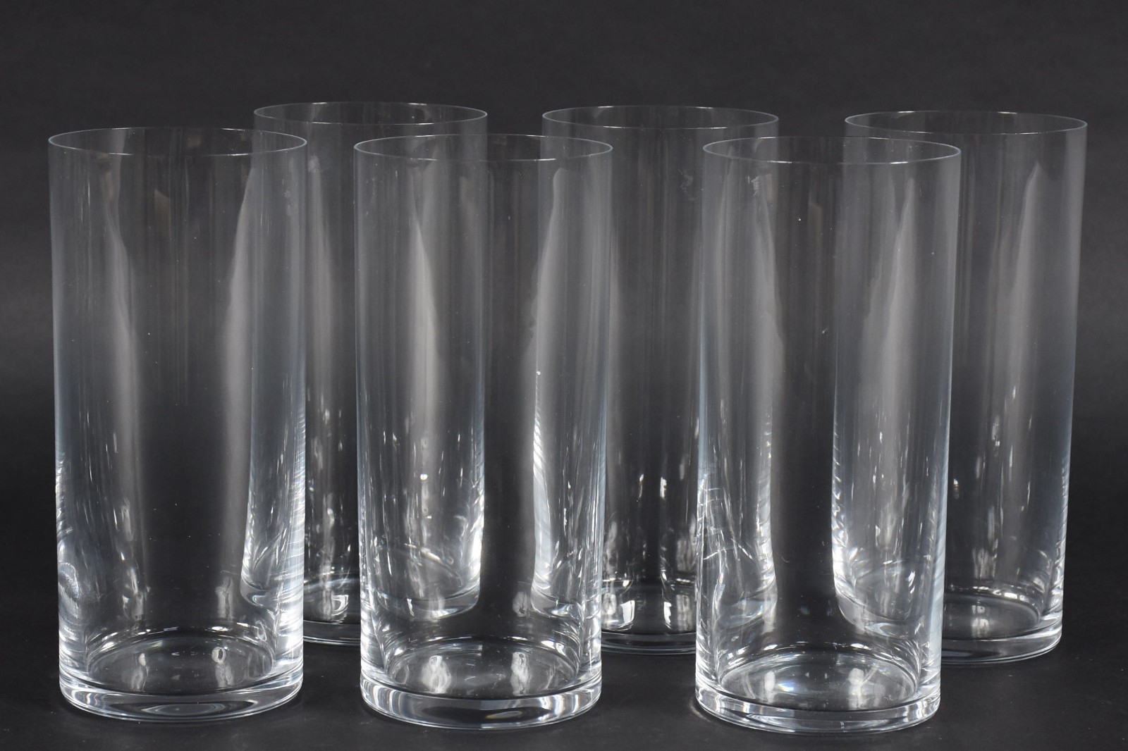 Seis copos de cristal long drink, 390 ml. - foto 1 de 3