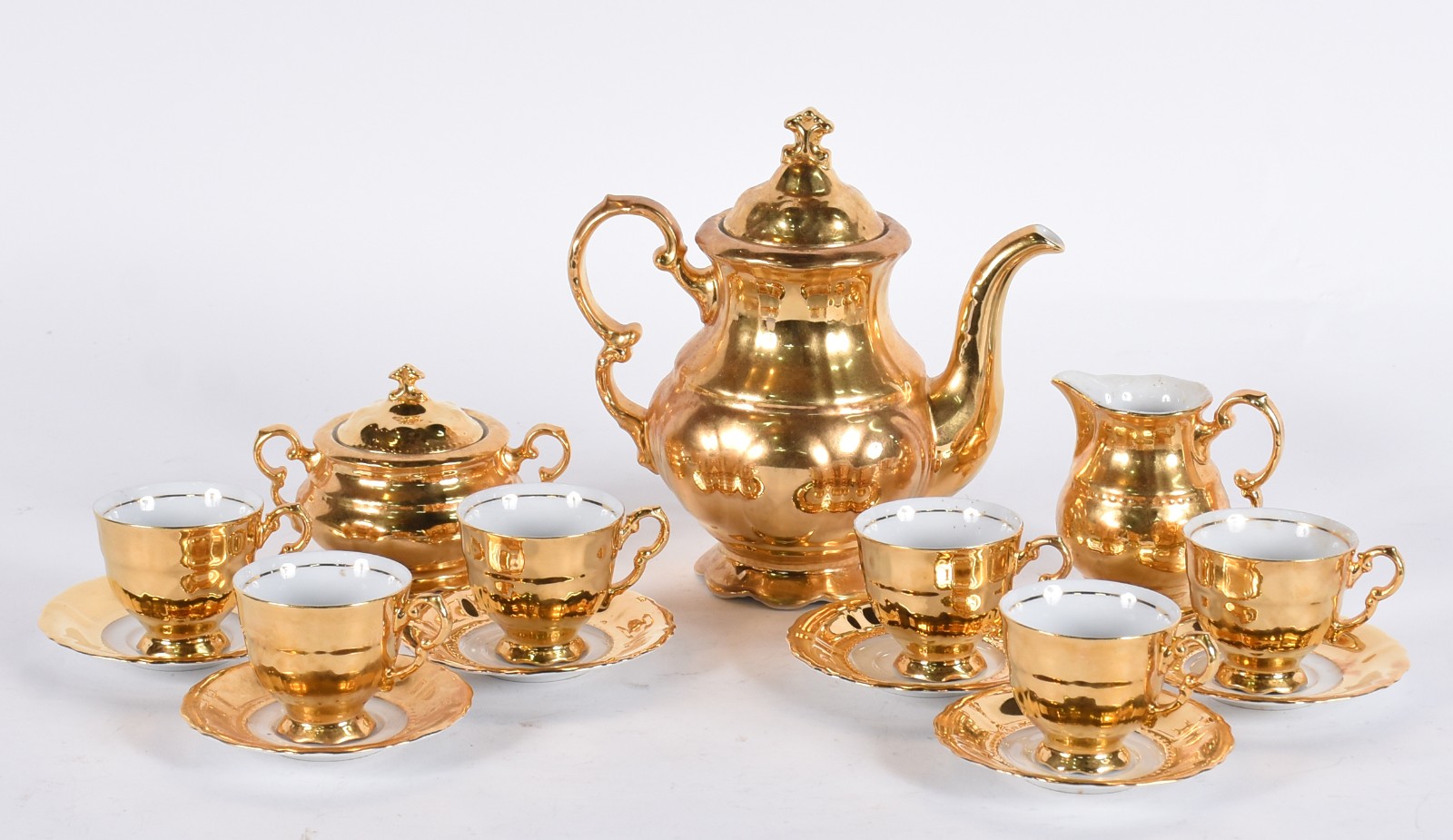 Serviço para café de porcelana "Leander 1946 - China of Bohême"... - foto 1 de 4