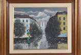 Sylvio Pinto (1918-1997), Paris - Óleo sobre tela - datado 1982.