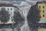 Sylvio Pinto (1918-1997), Paris - Óleo sobre tela - datado 1982.
