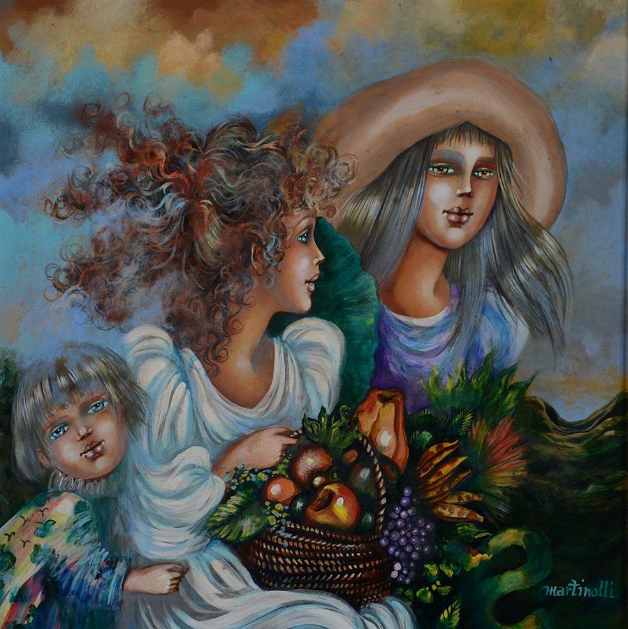 SERGIO MARTINOLLI - Figura - OSE - 55 x 55 - foto 1 de 2