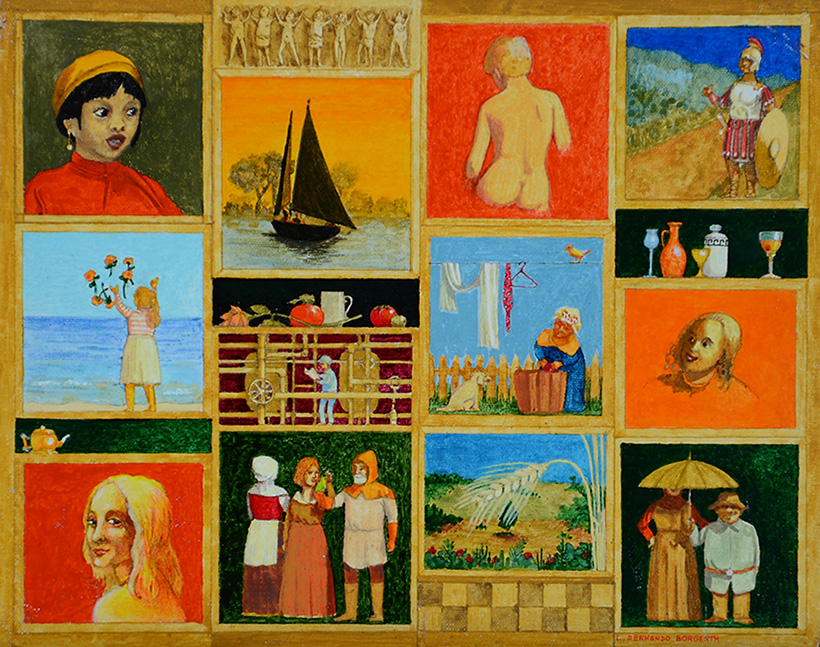 BORGERTH - Estudos - OSE - 19 x 24 - 1997 - foto 1 de 2