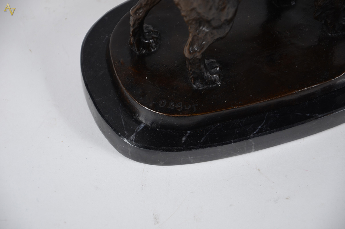 MARCEL DEBUT (França, 1865-1933). Escultura em bronze, executada com... - foto 4 de 4