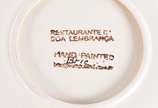 Dez pratos de cerâmica de "Restaurantes da Boa ... - Dez pratos de cerâmica de "Restaurantes da Boa Lembrança". Mínimos bicados.
