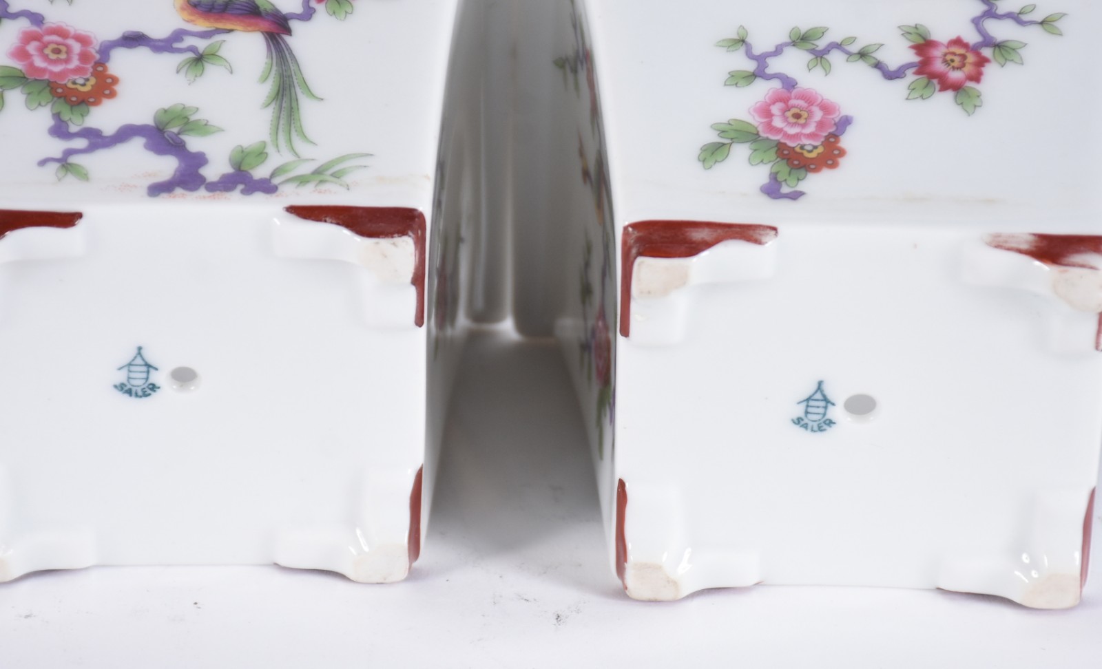 Diversas peças de porcelana, sendo: potiche Rosenthal, par de vasos... - foto 6 de 6