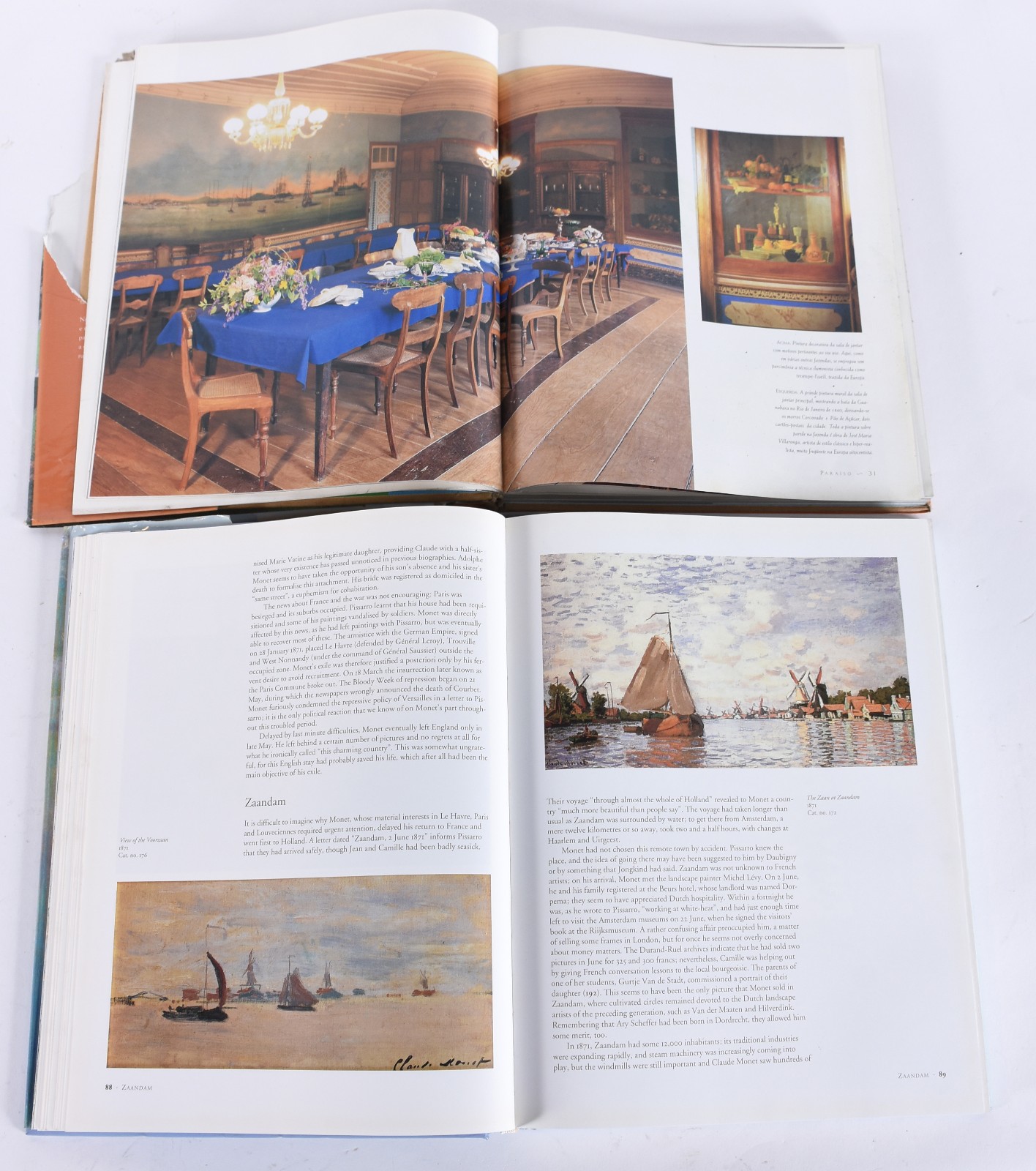 Cinco livros diversos: A) Monet - Daniel Wildenstein B) Gênesis... - foto 4 de 9