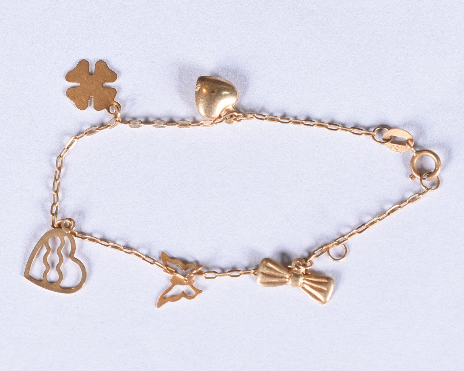 Pulseira de criança de ouro 18 k (Por motivos de segurança a peça não... - foto 1 de 3